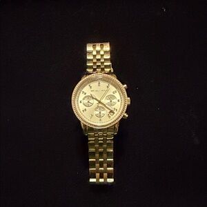 Michael Kors Gold-Tone Chronograph Watch